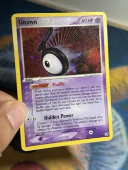 Unown T/28 Ex Unseen Forces Holo Secret Rare Pokemon Card LP - Image 3