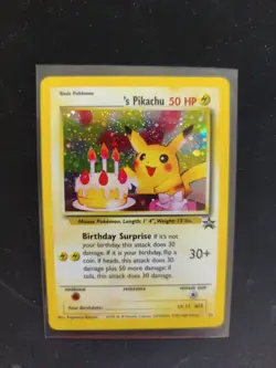 Pokemon Pikachu Birthday Promo Card Wizards of the Coast - Image 4