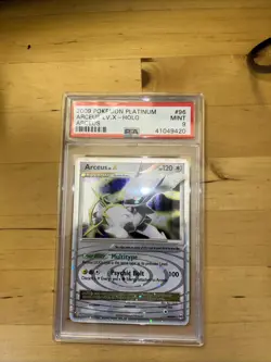 PSA 9 Pokemon Arceus Lv X Platinum: Arceus 96/99 Holo Rare Card - Image 4