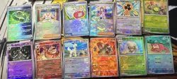 Pokemon TCG Prismatic Evolutions Poke Ball Cards Lot Of 12 - Image 2
