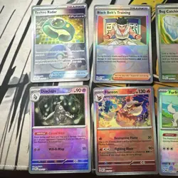 Pokemon TCG Prismatic Evolutions Poke Ball Cards Lot Of 12 - Image 3