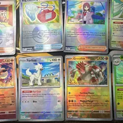 Pokemon TCG Prismatic Evolutions Poke Ball Cards Lot Of 12 - Image 4