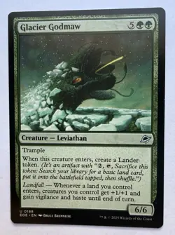 Glacier Godmaw - 188 - EOE - NM - MTG Magic the Gathering - Image 1