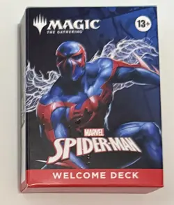 2025 Magic The Gathering Spider Man - Blue Starter Welcome Deck Box - Image 1