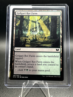 MTG Magic the Gathering Golgari Rot Farm Commander 2015 NM - Image 1