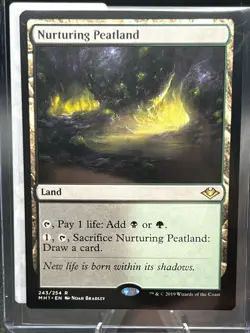 MTG Magic the Gathering Nurturing Peatland Modern Horizons Pack Fresh - Image 1