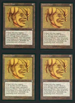 ***4x Jester's Mask*** MTG Ice Age Magic Kid Icarus - Image 1