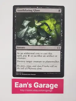 MTG Annihilating Glare 080/271 ONE Phyrexia: All will Be One Common - Mint - Image 1