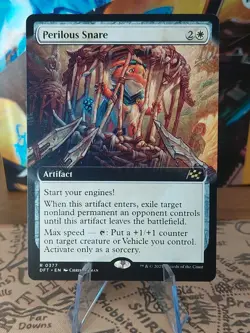 x1 Perilous Snare - Extended Art R MTG Aetherdrift M/NM, English - Image 1