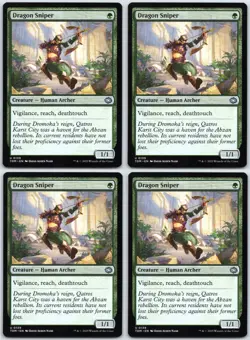 4 x Dragon Sniper - Tarkir Dragonstorm - MTG - 4x x4 - Magic - Near Mint - Image 1