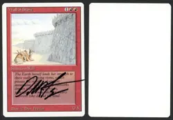 ***Wall of Stone Artist Proof Signed*** MTG Revised Dan Frazier Kid Icarus - Image 1