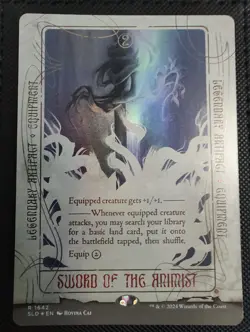MTG Sword of the Animist (Rainbow Foil) Secret Lair Drop Foil 1642 - Image 1