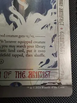 MTG Sword of the Animist (Rainbow Foil) Secret Lair Drop Foil 1642 - Image 5