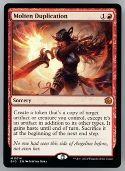 Molten Duplication Outlaws of Thunder Junction: the Big Score Regular - Image 1