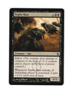 MTG - NM - Septic Rats - Mirrodin Besieged 55 - Image 1