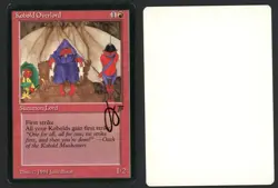 ***Kobold Overlord Artist Proof Signed*** MTG Legends Julie Baroh Kid Icarus - Image 1