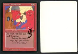 ***Kobold Drill Sergeant Artist Proof Signed*** MTG Legends Julie Baroh - Image 1