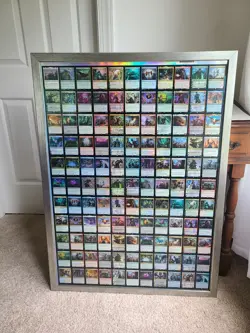 MTG Foil War of The Spark Rare Uncut Sheet 2019 Pro Framed Museum Glass AMAZING! - Image 2