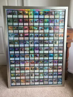 MTG Foil War of The Spark Rare Uncut Sheet 2019 Pro Framed Museum Glass AMAZING! - Image 3