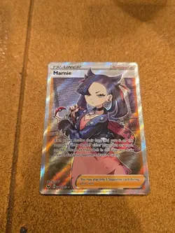 Pokemon Marnie Full Art Sword And Shield Base 200/202 (NM)! - Image 2