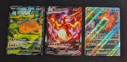 Pokemon UPC 3 Promo Cards Charizard V, VMAX & VSTAR EXCELLENT SWSH260, 261 & 262 - Image 1
