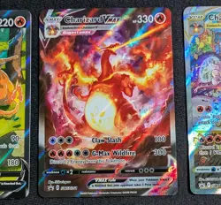 Pokemon UPC 3 Promo Cards Charizard V, VMAX & VSTAR EXCELLENT SWSH260, 261 & 262 - Image 3