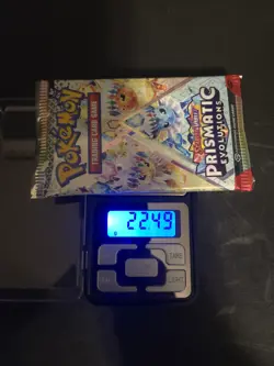 Pokemon TCG Prismatic Evolutions Booster Pack New *SEALED* Heavy 22.49 Grams - Image 1