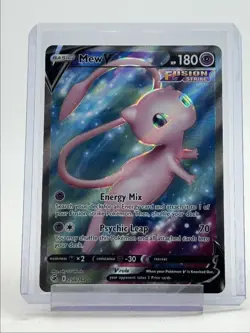 MEW V 2021 POKEMON SWORD & SHIELD FUSION STRIKE ULTRA RARE 250/264 Q3726 - Image 1