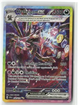 POKEMON SURGING SPARKS HYDREIGON EX SPECIAL ILLUSTRATION RARE 240/191 TCG HOLO - Image 1