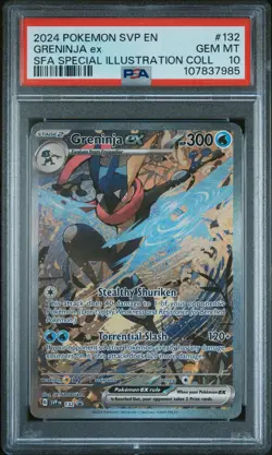 GRENINJA EX 132/064 SHROUDED FABLE PROMO POKEMON PSA 10 - Image 1