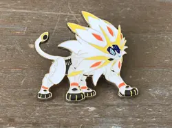 Pokemon Solgaleo 1.5” Enamel Pin Official 2016 Collectors Edition Series ~M14~ - Image 1