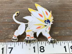 Pokemon Solgaleo 1.5” Enamel Pin Official 2016 Collectors Edition Series ~M14~ - Image 2