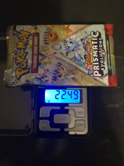 Pokemon TCG Prismatic Evolutions Booster Pack New *SEALED* Heavy 22.49 Grams - Image 1