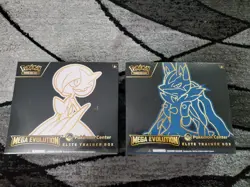 Pokemon TCG Mega Evolution Pokemon Center Elite Trainer Box ETB Set Of 2 - Image 1