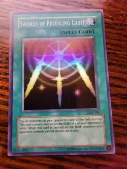Spell - YUGIOH SWORDS OF REVEALING LIGHT LOB-101 SUPER X1 - Image 1