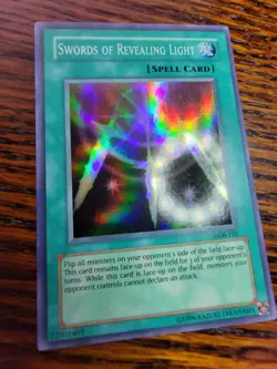 Spell - YUGIOH SWORDS OF REVEALING LIGHT LOB-101 SUPER X1 - Image 2