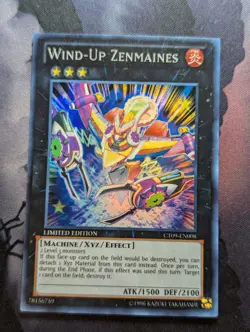 Yu-Gi-Oh! Wind-Up Zenmaines CT09-EN008 Super Rare Limited Edition - Image 1
