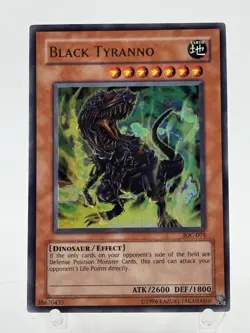Yu-Gi-Oh TCG Black Tyranno Ultra Rare Holo IOC-075 Near Mint Condition - Image 1