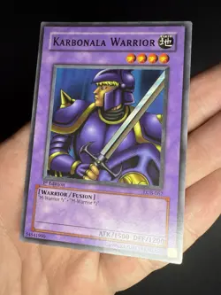 YuGiOh! KARBONALA WARRIOR - 1ST EDITION - LOB-067 Vintage! NM - Image 4