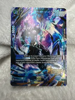 Hit FS10-12 Bonus Pack Gold Alternate Art Dragon Ball Legends Card - Image 1