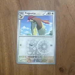 Pokemon Pidgeotto TCG Scarlet & Violet 151 Card 017/165 Reverse Holo Common - Image 1