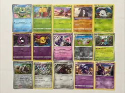 Pokemon Card Lot Of 100 Cards - Image 1