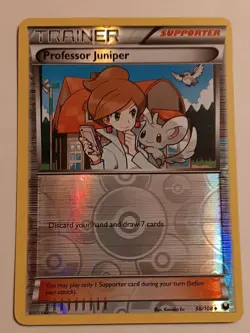 Professor Juniper Reverse Holo Uncommon Dark Explorers 98/108 Pokemon Card - Image 1
