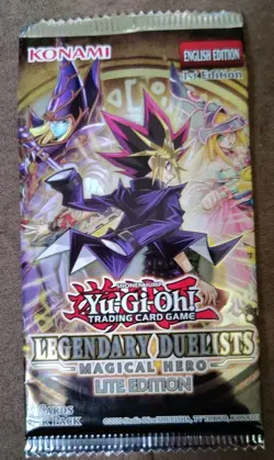 Yu-Gi-Oh! TCG English Legendary Duelist: Magical Hero 1st Ed 3 Card Lite Booster - Image 1