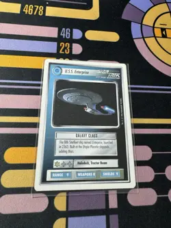 Star Trek Premiere CCG USS Enterprise WB Card Alpha 1994 - Image 1