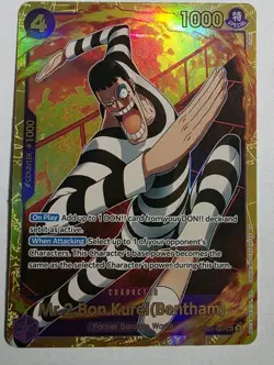 Mr.2 Bon Kurei (Bentham) Bon Clay EB01-061 One Piece Card TCG - Image 1