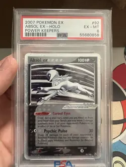 Absol EX PSA 6 - EX Power Keepers 2007 Holo Pokemon Card - Image 1