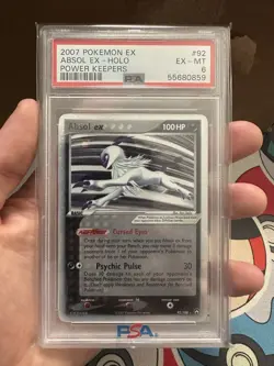 Absol EX PSA 6 - EX Power Keepers 2007 Holo Pokemon Card - Image 3