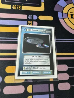 Star Trek Premiere CCG USS Enterprise WB Card Alpha 1994 - Image 1