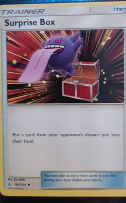 Surprise Box 187/214 Unbroken Bonds Gengar Pokemon Card - Image 1